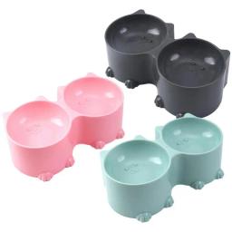 Alimentador de alimentos duplo elevado para animais de estimação, suporte elevado para gato, cachorro e gatinho, bacias d'água, alimentação para animais de estimação, suprimentos e acessórios - Image 1
