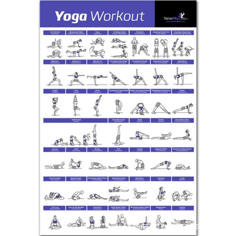 Cartaz De Treino Para Ginásio Em Casa, Murais De Treino De Fitness, Equipamentos De Exercício, Barbells, Treinamento De Força, Cartaz De Yoga, Decoração - Image 1