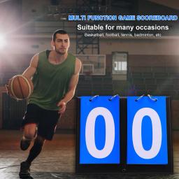 Futebol Flip Score Keeper, Placar portátil do tênis de mesa, Multi-função para o exercício, esporte do voleibol - Image 2