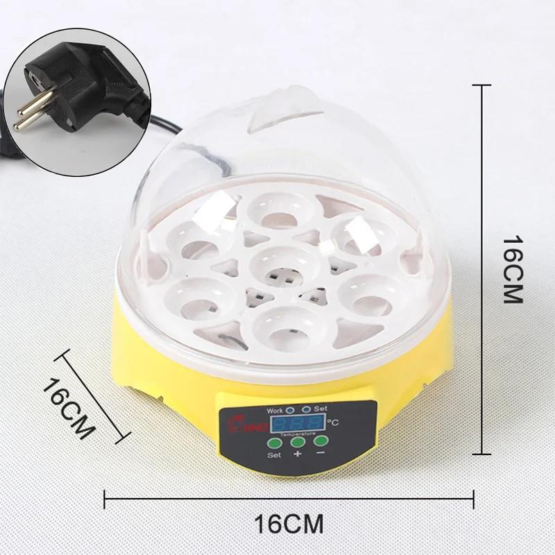 Incubadora automática inteligente de temperatura constante de 7 peças de tamanho pequeno para incubar galinhas, patos e codorniz. - Image 1