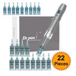 Dr. pen-Ultima M8 Sem Fio Derma Microneedle Pen, Skincare Kit, MTS Tratamento, Uso Profissionais, Beauty Machine, 22 Cartucho - Image 1