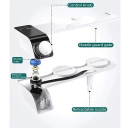 1 conjunto de bidê portátil para mulheres, acessório de vaso sanitário autolimpante com lavadora de spray não elétrica, acessórios higiênicos para banheiro - Image 5