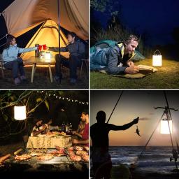 Lanterna De Acampamento Recarregável, Lanterna, Luz De Acampamento, Caminhadas De Emergência, Luz De Tenda Impermeável, Lâmpadas LED portáteis - Image 6