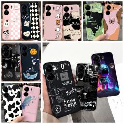Capa de borracha macia TPU Cartoon, Padrão Black Night Sky, Design de moda, Xiaomi Poco C65, PocoC65 - Image 1