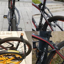 Anti-Theft Bicicleta Dobrável Bloqueio, Senha Cadeado, Alta Segurança, Scooter Elétrico, Acessórios de Bicicleta, MTB Road Bike - Image 6