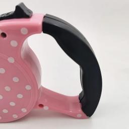 Trela retrátil automática para cães, pistas duráveis para caminhadas e corridas, produtos para animais, 5m - Image 6