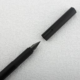 Jinhao-Caneta tinteiro preta fosca para corpo, EF e F Nib, caneta caligrafia, material escolar e de escritório de luxo, papelaria elegante, 35 - Image 4