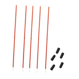 Treinamento portátil Polos do futebol, equipamento do futebol, sinal Polo, 5 PCes - Image 2