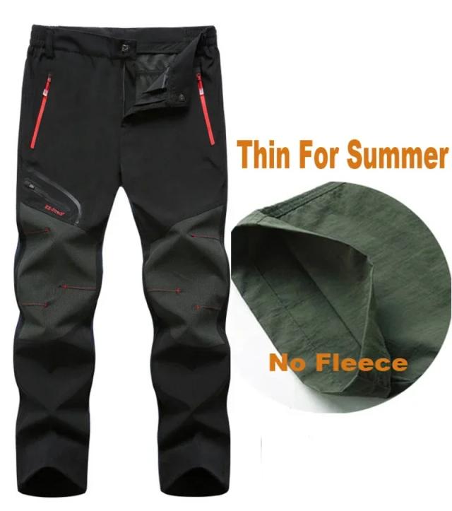 Calça Elástica Masculina para Atividades ao Ar Livre: Trekking, Escalada, Corrida e Viagem, Respirável e Confortável para Verão e Outono