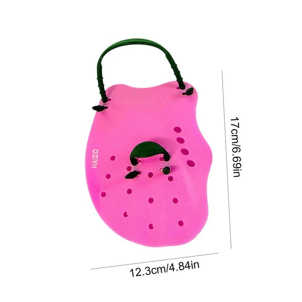 Pás de natação para mãos, remos de silicone ajustáveis para adultos e crianças, equipamento de natação para treinamento e entretenimento - Image 1