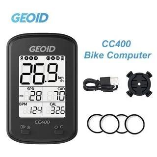 Computador de Bicicleta GPS Sem Fio Inteligente com Velocímetro, Impermeável, Bluetooth e ANT Plus - GEOID CC400 para Ciclistas de Estrada e MTB