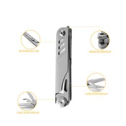 Multi-Purpose Canivete para Camping, Ferramenta de Sobrevivência, Atividades Indoor e Outdoor, Saca-rolhas, Chave de Fenda, Tesoura, Serra - Image 5