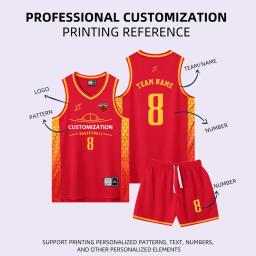 Jérsei personalizado de secagem rápida do basquetebol, uniforme do treinamento, camisa, Sportswear, treino da criança, roupa do terno do esporte, homens, menino, criança - Image 4