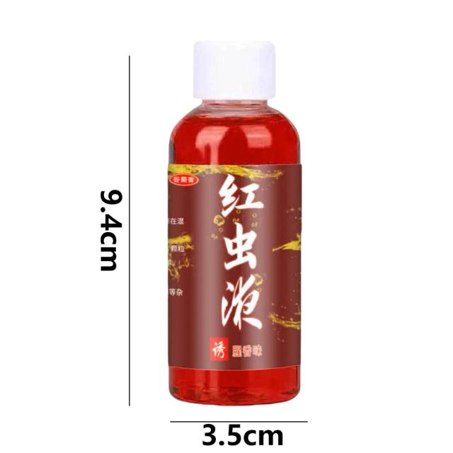 Spray Concentrado Atrativo para Peixes com Aroma de Verme Sanguíneo - 60ml para Trutas e Carpas Bass