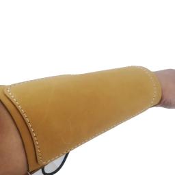 Protetor de braço de tiro com arco protetor de couro armguards camada superior fosco couro arm guarda protetor antebraço seguro - Image 4