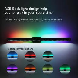 Barra de luz led para tela de computador, iluminação rgb, 44cm, suspensão, rgb, atmosfera, para estudo, trabalho, estudo, jogos - Image 2