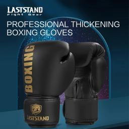 Luvas de boxe profissionais para homens e mulheres, sanda, muay thai, luta, treinamento, sandbag, luta livre, mma, 6, 8, 10, 12oz - Image 1