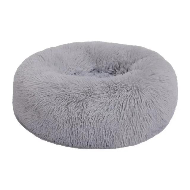 Almofada Redonda Aquecida para Pets - Aconchego Inverno para Cachorros e Gatos