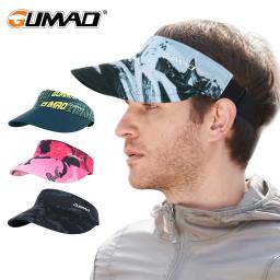 Men's Absorbent Breathable Headband Sports, Outdoor Running Hat, Caminhada, Tênis, Golf, Praia, Proteção solar, Visor Caps, Vazio Top, Verão - Image 1