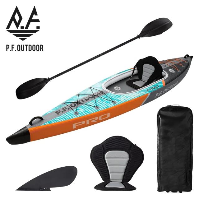 Conjunto Caiaque Inflável Waterplay Solo Remo 390cm