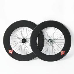 Rodas de bicicleta de engrenagem fixa 700c 90mm, liga de alumínio, fixie track, peças de bicicleta de velocidade única, roda de corrida com cubo de rolamento 32h - Image 2