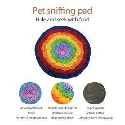 Tapete de Snuffle lavável para animais de estimação, treinamento de cheiro de nariz, farejador, brinquedo de cachorro, alimentação lenta, tigela, dispensador de alimentos - Image 3