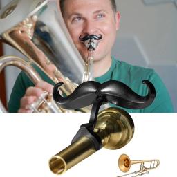 Multipurpose Trombone Clip On Mustache Gear, Acessório Eufónio, Bem-humorado, Conveniente - Image 1