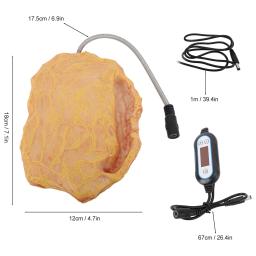 Heat Rock Aquecedor para Réptil, Temperatura Controlada, Aquecimento Rock para Lagarto e Cobra, Tensão 12V - Image 6