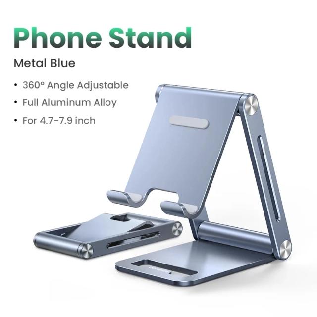 Suporte Dobrável de Alumínio Ugreen para iPad 2021, iPad Pro e Smartphones Samsung - Portátil e Prático