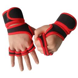Luvas de treinamento para levantamento de peso para mulheres e homens, musculação, ginástica apertos palma mão, protetor de pulso - Image 2