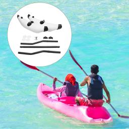 Liga de alumínio caiaque canoa, pesca inflável, flutuante, esportes aquáticos, engrenagem estabilizador definido, remo acessório - Image 4