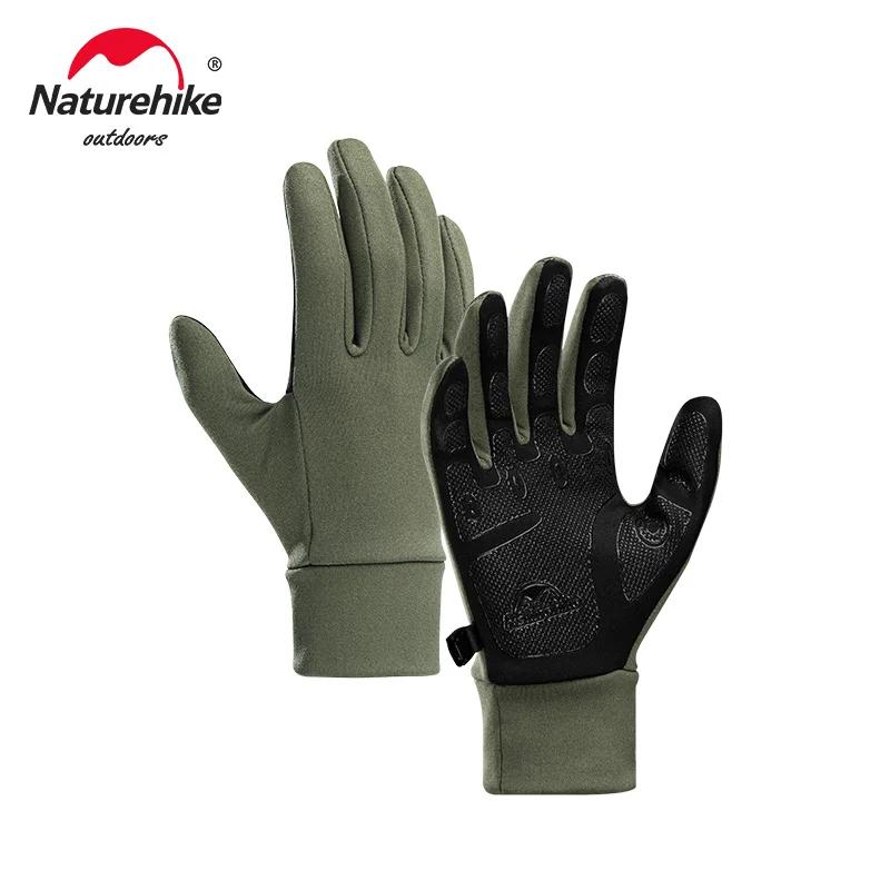 Naturehike-luvas antiderrapantes de ciclismo de silicone para homens e mulheres, tela sensível ao toque fina, dedo completo, ao ar livre, caminhadas, escalada - Image 1