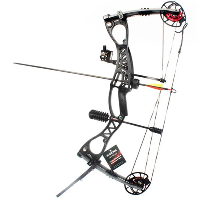 Arco Composto JUNXING para Competição e Caça – Tiro ao Ar Livre, Ajuste de 40-70 Lbs, Modelo M122