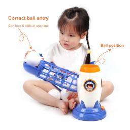 Máquina de arremessa de beisebol infantil, operação simples, instrutor a pilhas, suprimentos esportivos, 1 conjunto - Image 2