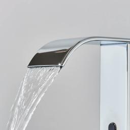 Torneira de cachoeira de sensor inteligente de banho de luxo Torneira misturadora de água quente e fria automática, sem toque, curta, alta grua para banheiro - Image 2