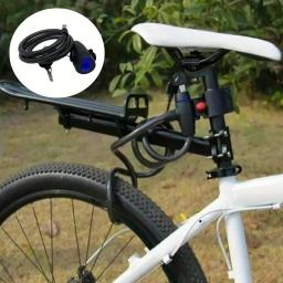 Trava de corrente de motocicleta resistente, 80cm, metal, antirroubo, trava de bicicleta com 2 chaves para maior segurança e reforço da bicicleta - Image 4