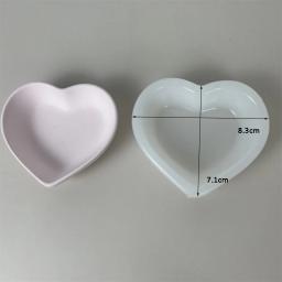 Forma De Coração De Concreto Moldes De Silicone, DIY Artesanal Resina Epóxi, Bandeja De Armazenamento De Jóias, Molde De Panela De Flores De Gesso, Decoração De Casa - Image 5