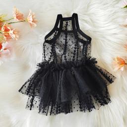 Vestido de princesa para animais, vestidos para cães, colete de pelúcia, saia de gato, roupas chihuahua verão - Image 1