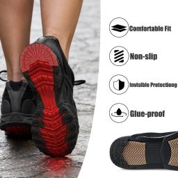 Protetor de sapatos para homens mulheres tênis sola de borracha sola protetores de salto antiderrapante autoadesivo kit de reparação de sapatos - Image 2