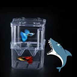 Caixa de isolamento para aquário, 8*7*11cm, transparente, criação de peixes, incubadora, tanque de peixes, incubadora, casa de casa - Image 3