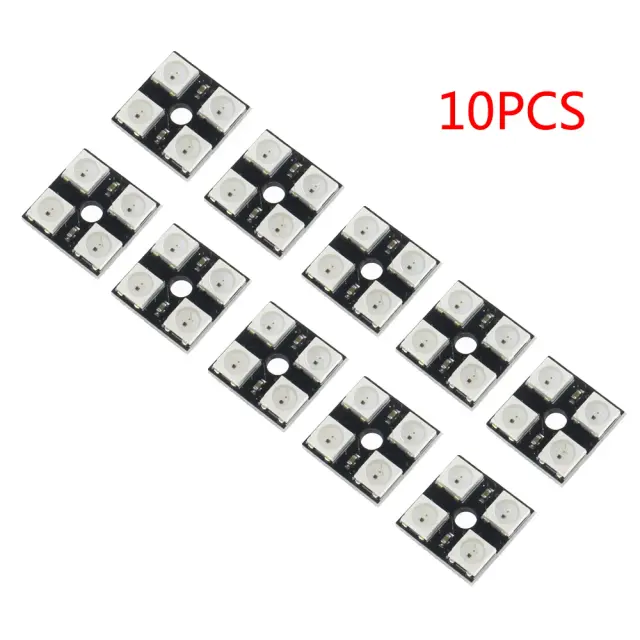 Painel de Controle para Lâmpada LED RGB: 4 Canais WS2812/WS2812B/WS2811, 5050, 5V, Efeito Arco-Íris em 4 Bits
