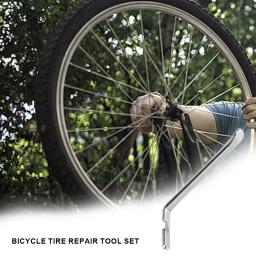 Bicicleta pneu kit de reparação, remendo de borracha plana, sem cola, punção ferramenta, para ciclismo - Image 5
