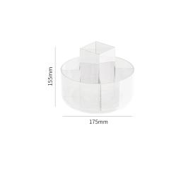 Caixa De Armazenamento De Cosméticos Rotatable, Rack De Armazenamento, Transparente, Batom, Perfume, Maquiagem, Organizador De Escova, Luz, Luxo - Image 5