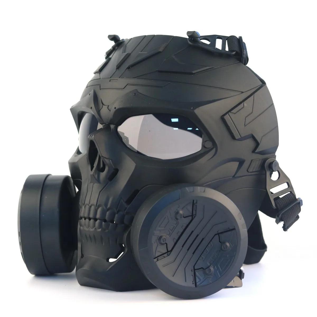 Máscara de proteção para Airsoft Tactical CS Field Gear, traje Cosplay, Halloween Festival Gift, máscara de gás manequim, esqueleto - Image 1