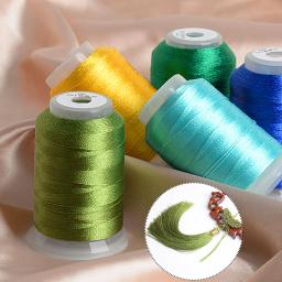 Fio De Linha De Seda De Algodão Gelo Brilhante, Fio De Ouro, 3 Vertentes, DIY Handmade Knitting Almofada, Crochet Bag Knitting, Suprimentos De Costura, 30g - Image 5