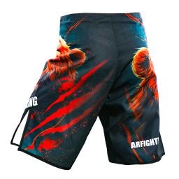 MMA Poliéster Quick Dried Muscle Bear, Artes Marciais Mistas, Treinamento de Boxe, Luta, Jiu-jitsu, XXS-XL, 5 Minute Shorts - Image 5