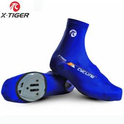 X-TIGER-Cobertura de sapato de ciclismo para homens, sapatilhas MTB profissional, sapatilha esportiva, bicicleta de corrida 100% Lycra - Image 5