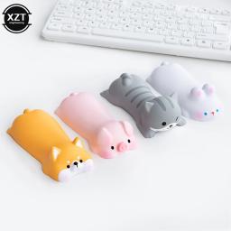 Cute Cartoon Descompressão Mouse Pad, porco, gato, coelho, cão, desktop, computador, laptop, almofada de pulso, escritório Kawaii - Image 2