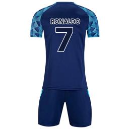 3-Piece Futebol Jerseys Set para Crianças, Juventude Camisas e Shorts, Uniformes De Treinamento - Image 4
