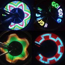 Luzes de bicicleta à prova dwaterproof água bicicleta ciclismo roda pneu válvula haste rim decoração led falou lâmpada luz - Image 1